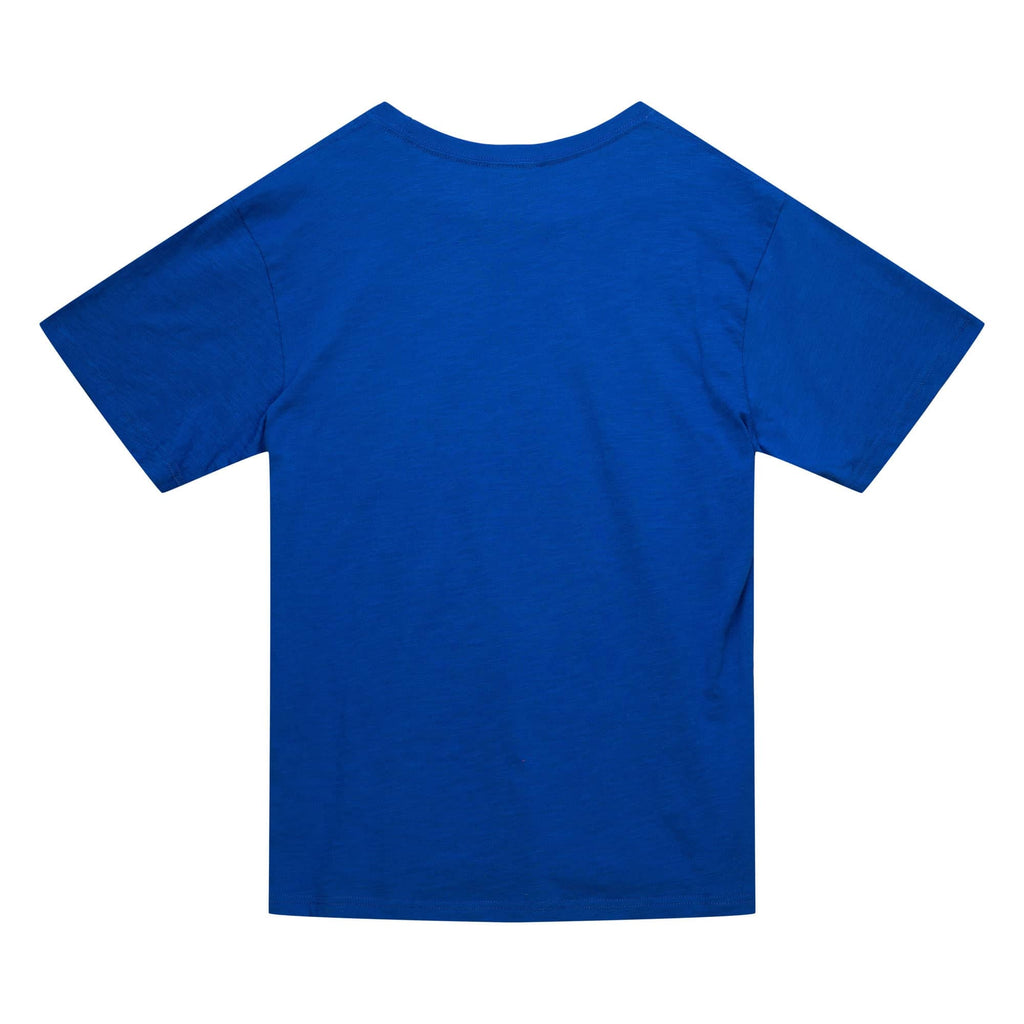 Men's New York Knicks NBA Legendary Slub Royal Tee By Mitchell And Ness
